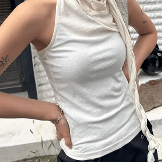 HALTER BALLOON TOP