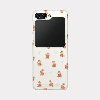 Pajama Bear Galaxy Z-Flip 7 Hard Jet Case