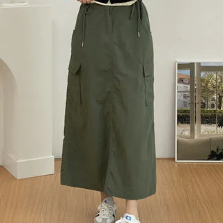 Fierce Summer Cargo Stopper Back Elastic Skirt