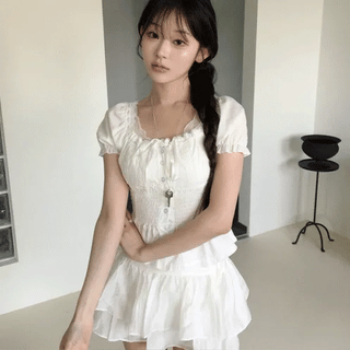 Dove Lace Blouse