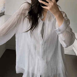 Bay Loose Fit See-through Shirt