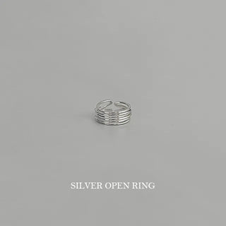 Stenz Silver Open Ring
