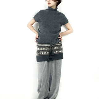 Nordic knit skirt