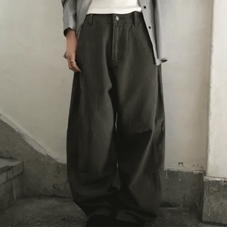 Motor Back Pocket Wide Pants