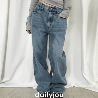 Eastern Washed Low Wide Denim Pants