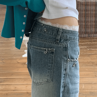 EVERYDAY LOWWAISTED WIDE DENIM Daily Low-Rise Wide Jeans