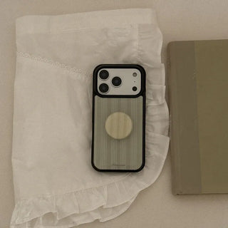 Linen Garden iPhone 18 Pro Galaxy MagSafe Black Bumper Case