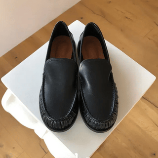 Hey Round Shirred Loafers