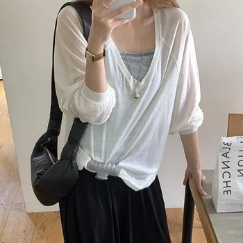 Weaver Deep V Loose Fit