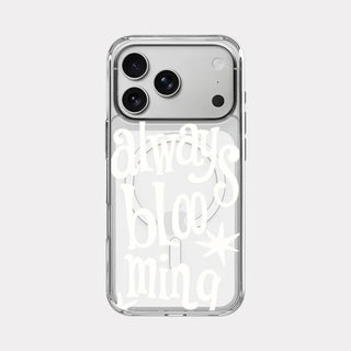 Always Blooming MagSafe Clear Jelly Hard Phone Case for iPhone 17 Pro