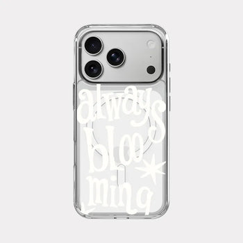 Always Blooming MagSafe Clear Jelly Hard Phone Case for iPhone 17 Pro