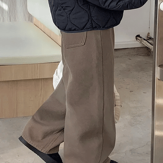 Manfurb Cotton Brushed Straight Pants