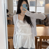 Comi Lace Satin Ribbon Bustier Dress