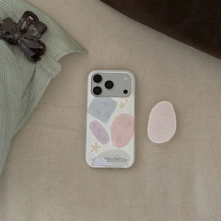 Star Doodle iPhone 17 Pro Card Holder Hard Case