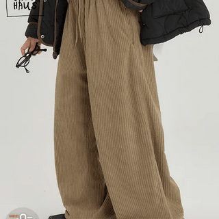 Kenneth Brushed Corduroy Elastic Jogger Pants