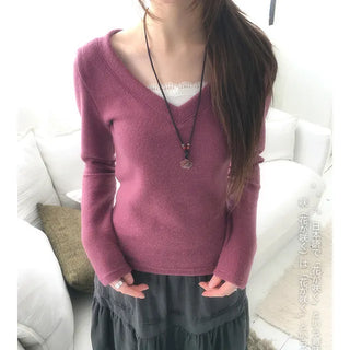 milk eyelet knit