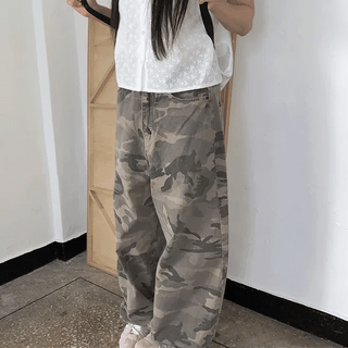 military mega wide pants