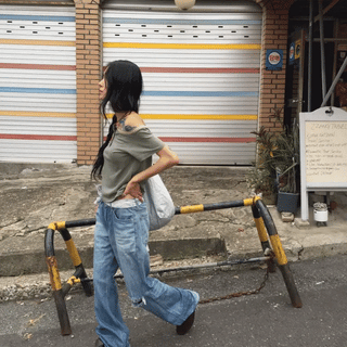 DAMAGE WASH WIDE DENIM