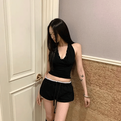 Pumpkin Layered Shorts