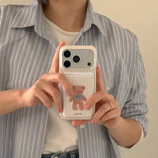 [SET] Cocoa Teddy MagSafe Hard Phone Case + MagSafe Card Slot
