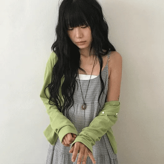 Kiho Round Boucle Summer Cardigan