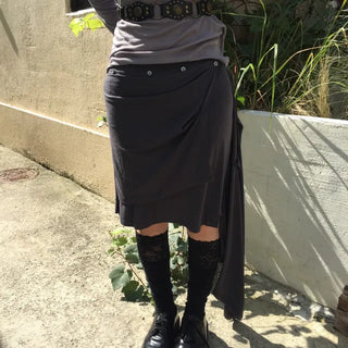 Rivet Double Skirt