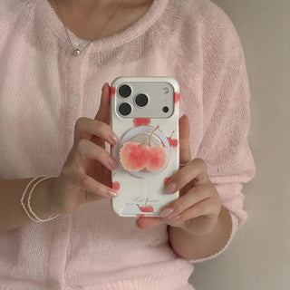 Hazy Cherry iPhone MagSafe Grip Talk Holder Acrylic