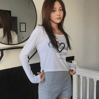 Melody Heart Long Sleeve T-shirt
