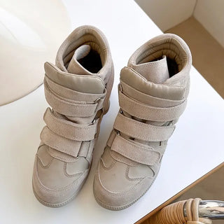 Vintage high-top sneakers