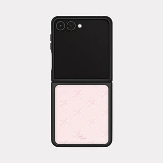 Sugar Ribbon Galaxy Z-Flip Fold 8 MagSafe Black Bumper Case