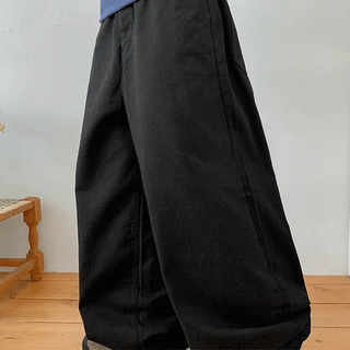 Mocoro Basic Cotton Wide Pants