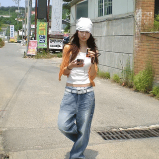 SPLASH Wide Denim Pants