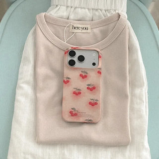 Blur Cherry iPhone 17 Pro Hard Case