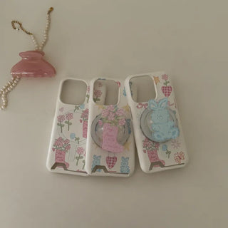 Blue Bunny iPhone MagSafe Grip Talk Holder Acrylic