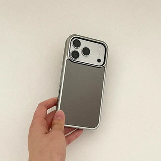 Sand Beige Non-Discoloring MagSafe Glass Shockproof Silver Bumper Case for iPhone 17 Mini Pro Fold Flip 7 Galaxy S26