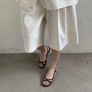 Tennessee Suede Strap Sandals