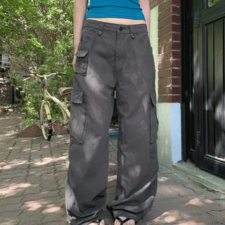 Cleaver Rivet Washed Cargo Pants