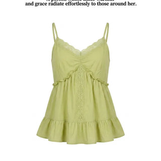 Bonji Ruffle Ribbon Tank Top
