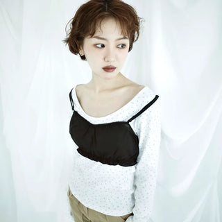 Slim Lace Band Top