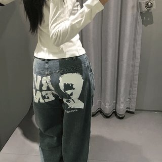 Hip lettering Carpenter Pants