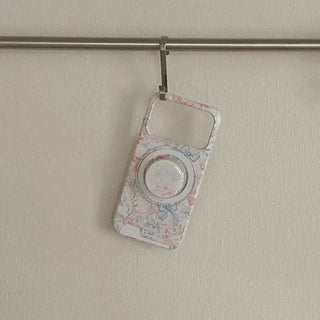 Ribbon Bouquet MagSafe Card Phone Case for iPhone 17 Pro Hard