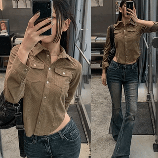 Mie Corduroy Slim Shirt
