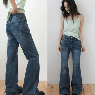 Flash Slim Bootcut Denim Pants