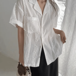 Shaani Wrinkle Short Sleeve Shirt
