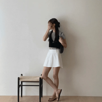 Grain Mini Skirt