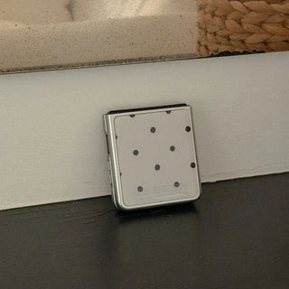 Cotton Dot Galaxy Zflip Fold 8 Epoxy Silver Bumper Case