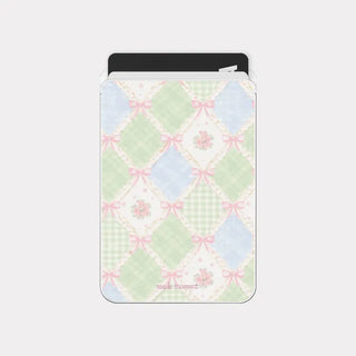 Ribbon Parade MagSafe Card Clear Wallet Pocket Case