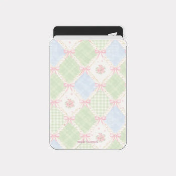 Ribbon Parade MagSafe Card Clear Wallet Pocket Case