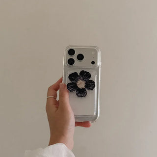 Noir Bloom Design [MagSafe Acrylic Smart Talk + Card Wallet]