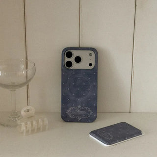 Midnight Dot MagSafe Card Slot Wallet Pocket Case
